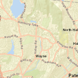 North Haledon Street Map