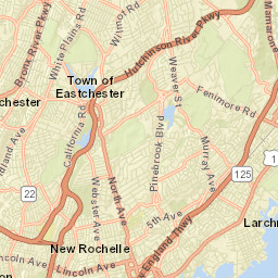 White Birches New York Street Map