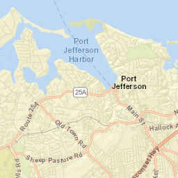 South Setauket New York Street Map