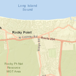 Shoreham New York Street Map