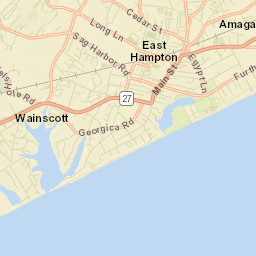 West Amagansett New York Street Map