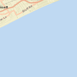 Beach Hampton New York Street Map