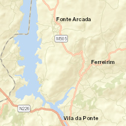Sernancelhe Street Map
