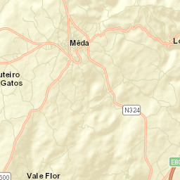 Mêda Street Map
