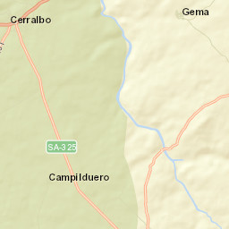 Cerralbo Street Map