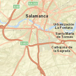 Carbajosa de la Sagrada Street Map