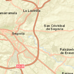 Segovia Street Map