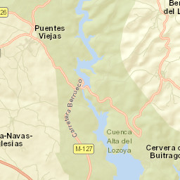 Berzosa del Lozoya Street Map