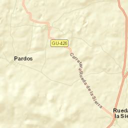 Rueda de la Sierra Street Map