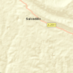 Salcedillo Street Map
