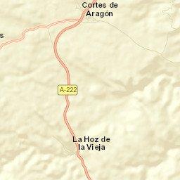 Cortes de Aragón Street Map