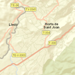 Lledó Street Map