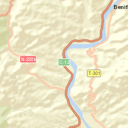 Benifallet Street Map