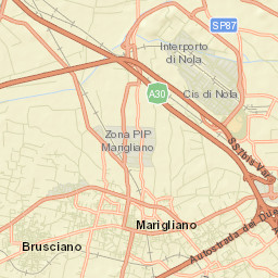 Brusciano Street Map