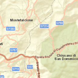 Montefalcione Street Map
