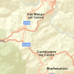 San Mango sul Calore Street Map