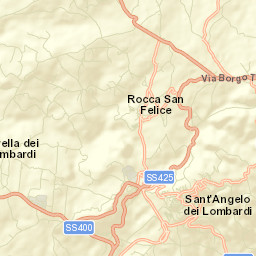 Rocca San Felice Street Map