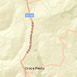 Calitri Street Map