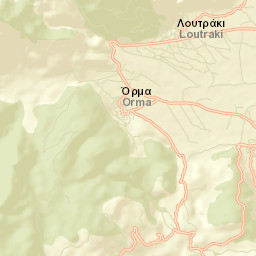Loutráki Street Map