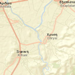 Exaplátanos Street Map