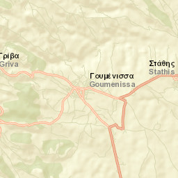 Gouménissa Street Map