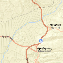 Dravískos Street Map