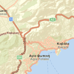 Amygdaleónas Street Map