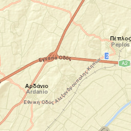 Péplos Street Map