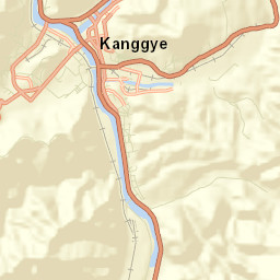 Kanggye Street Map
