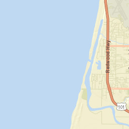 Tyee City California Street Map