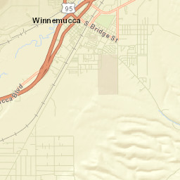 Winnemucca Street Map