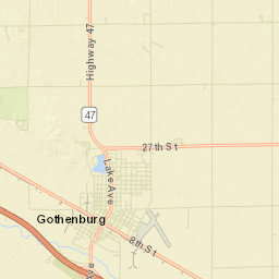 Gothenburg Street Map