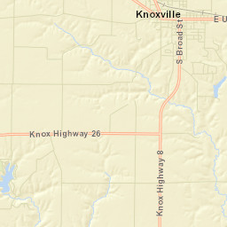 Knoxville Street Map