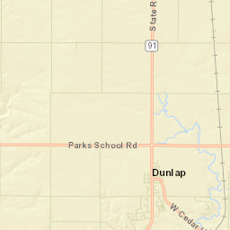 Dunlap Street Map