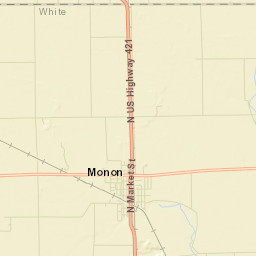 Monon Street Map
