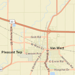 121 Lincoln Highway, Van Wert, OH 45891 Street Map