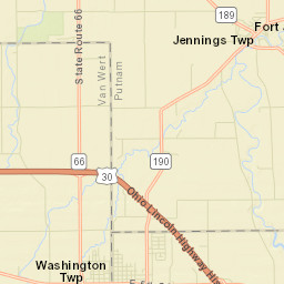 Fort Jennings Ohio Street Map