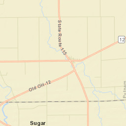 Vaughnsville Ohio Street Map