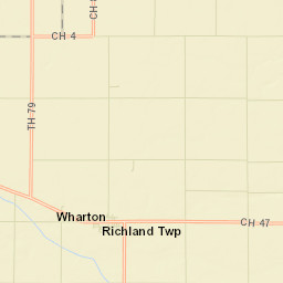 Wharton Ohio Street Map