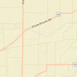 Sulphur Springs Ohio Street Map