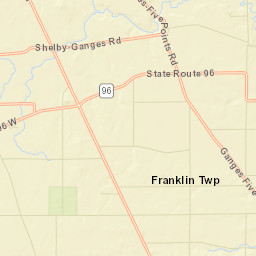 Ganges Ohio Street Map