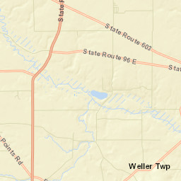 Shenandoah Ohio Street Map