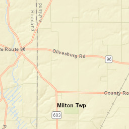 Olivesburg Ohio Street Map