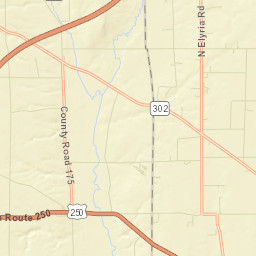 Rowsburg Ohio Street Map