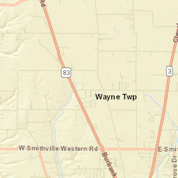 Madisonburg Ohio Street Map