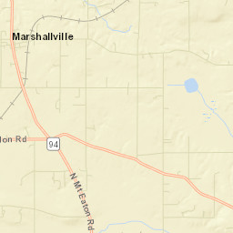 Marshallville Ohio Street Map