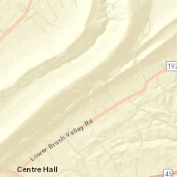 Centre Hall Street Map