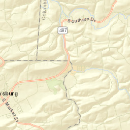 Elysburg Street Map