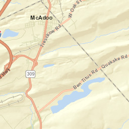 McAdoo Street Map