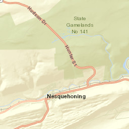 Nesquehoning Street Map